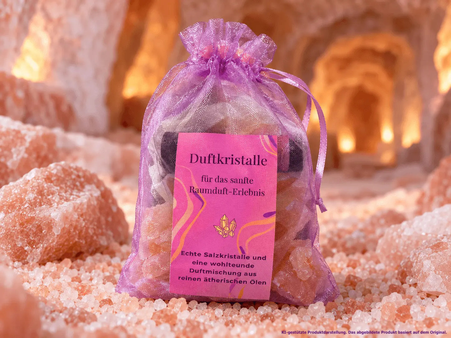 Duftkristalle Ylang mit ätherischem Öl